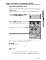 Preview for 21 page of Samsung FW213 Installation And Operating Instruction