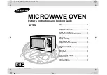 Samsung G2719NR Owner'S Instructions And Cooking Manual preview