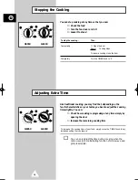 Preview for 15 page of Samsung G633C Owner'S Instructions And Cooking Manual