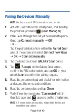 Preview for 9 page of Samsung Galaxy Gear SM-R750A User Manual