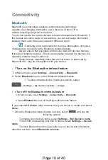 Preview for 18 page of Samsung Galaxy Gear SM-R750A User Manual