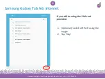 Preview for 12 page of Samsung Galaxy Tab A6 Device Setup Manual