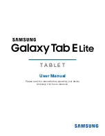 Samsung Galaxy Tab Elite kids User Manual preview