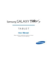 Preview for 2 page of Samsung Galaxy Tab S SM-T807V User Manual