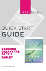 Samsung Galaxy Tab S4 Quick Start Manual preview