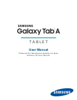 Samsung Galaxy TabA User Manual preview