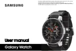 Samsung Galaxy Watch User Manual preview