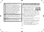 Preview for 70 page of Samsung GE0103MB1 Owner'S Instructions & Cooking Manual