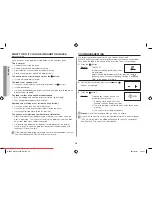 Preview for 150 page of Samsung GE86V Owner'S Instructions & Cooking Manual