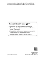 Preview for 28 page of Samsung GT-P7320 Quick Start Manual