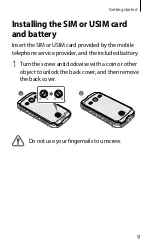 Preview for 9 page of Samsung GT-S7710 Quick Start Manual