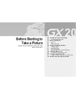 Preview for 12 page of Samsung GX-20 - Digital Camera SLR User Manual