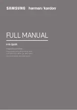 Preview for 1 page of Samsung harman kardon HW-Q60R/ZA Full Manual