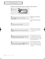 Preview for 64 page of Samsung HCM6525W Owner'S Instructions Manual