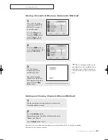 Preview for 33 page of Samsung HCN436W Owner'S Instructions Manual