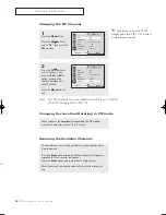 Preview for 58 page of Samsung HCN436W Owner'S Instructions Manual