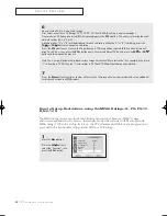 Preview for 62 page of Samsung HCN436W Owner'S Instructions Manual