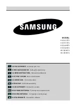 Samsung HDC6C55TX User Instructions preview