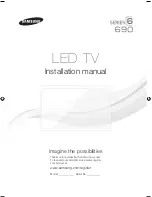 Preview for 1 page of Samsung HG32NB690 Installation Manual