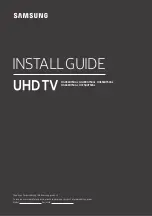 Samsung HG43RU750AJ Install Manual preview