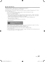 Preview for 27 page of Samsung HG46NA578LBXZA Installation Manual