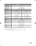 Preview for 49 page of Samsung HG46NB890 Installation Manual