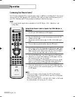 Preview for 36 page of Samsung HL-R5078W Owner'S Instructions Manual