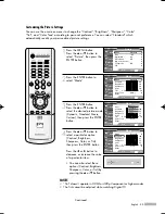 Preview for 55 page of Samsung HL-R5078W Owner'S Instructions Manual