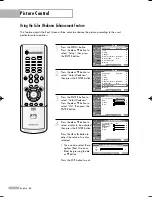 Preview for 62 page of Samsung HL-R5078W Owner'S Instructions Manual