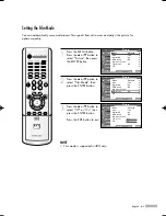 Preview for 63 page of Samsung HL-R5078W Owner'S Instructions Manual