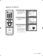 Preview for 67 page of Samsung HL-R5078W Owner'S Instructions Manual