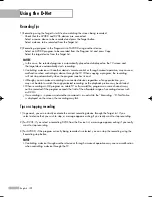 Preview for 122 page of Samsung HL-R5078W Owner'S Instructions Manual