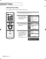 Preview for 136 page of Samsung HL-R5078W Owner'S Instructions Manual