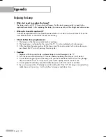 Preview for 138 page of Samsung HL-R5078W Owner'S Instructions Manual