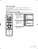 Preview for 105 page of Samsung HL-R5678W - 56" Rear Projection TV Manual De L'Utilisateur