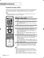 Preview for 36 page of Samsung HL-R5688W - 56" Rear Projection TV Manual De Instrucciones