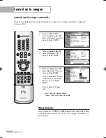 Preview for 70 page of Samsung HL-R5688W - 56" Rear Projection TV Manual De Instrucciones