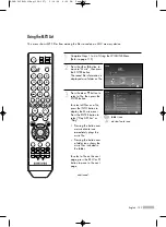 Preview for 123 page of Samsung HL-S5066W Owner'S Instructions Manual