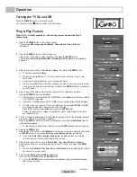 Preview for 16 page of Samsung HL-T5075S - 50" Rear Projection TV Owner'S Instructions Manual