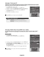 Preview for 34 page of Samsung HL-T5075S - 50" Rear Projection TV Owner'S Instructions Manual