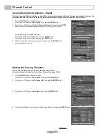 Preview for 37 page of Samsung HL-T5075S - 50" Rear Projection TV Owner'S Instructions Manual