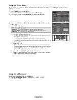 Preview for 48 page of Samsung HL-T5075S - 50" Rear Projection TV Owner'S Instructions Manual