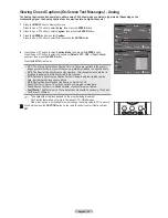 Preview for 52 page of Samsung HL-T5075S - 50" Rear Projection TV Owner'S Instructions Manual