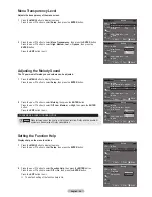 Preview for 54 page of Samsung HL-T5075S - 50" Rear Projection TV Owner'S Instructions Manual