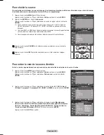 Preview for 92 page of Samsung HL-T5075S - 50" Rear Projection TV Owner'S Instructions Manual