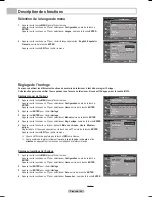 Preview for 112 page of Samsung HL-T5075S - 50" Rear Projection TV Owner'S Instructions Manual