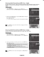 Preview for 38 page of Samsung HL-T5089 Owner'S Instructions Manual