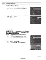 Preview for 48 page of Samsung HL-T5089 Owner'S Instructions Manual