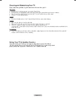 Preview for 67 page of Samsung HL-T6756W Owner'S Instructions Manual