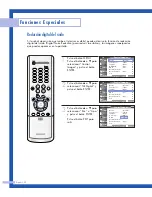 Preview for 52 page of Samsung HLP4663W - 46" Rear Projection TV Manual De Instrucciones